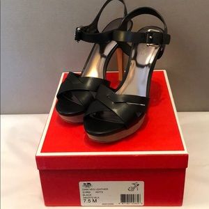 COACH DANI VEG LEATHER HEELS